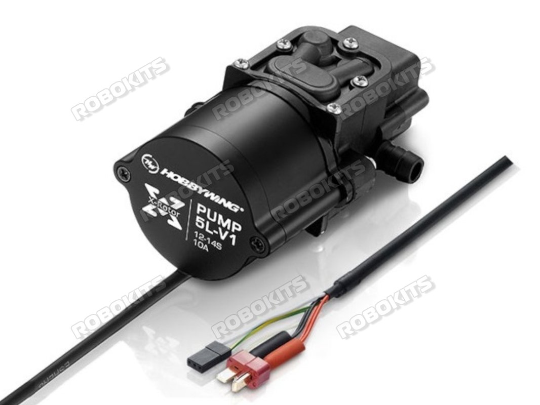 Agriculture Drone Water Pump — Reference: Hobbywing pump; voltage and flow checked before supply.